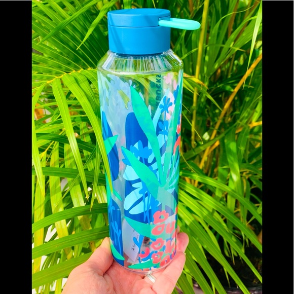 Starbucks Tropical Jungle Plastic Water Bottle Cup Cheetah Tumbler 2021 New 24oz - Picture 10 of 11